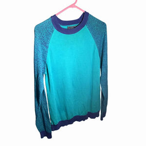 Topman Purple and Green Long sleeve shirt